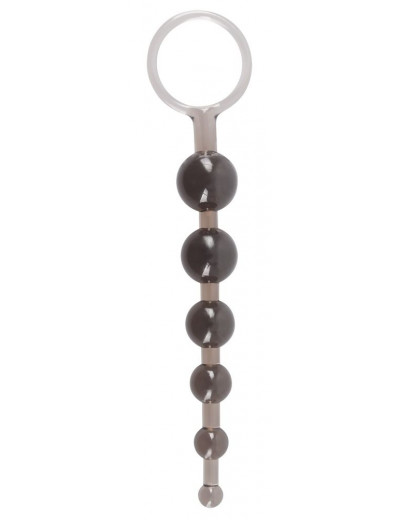 Дымчатая анальная цепочка Anal Beads - 20,5 см.