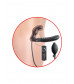 Безремневой страпон с ручным насосом Inflatable Vibrating Strapless Strap-On - 16,5 см.