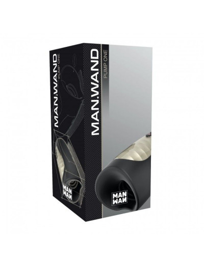 Черный мастурбатор Man Wand Pump One