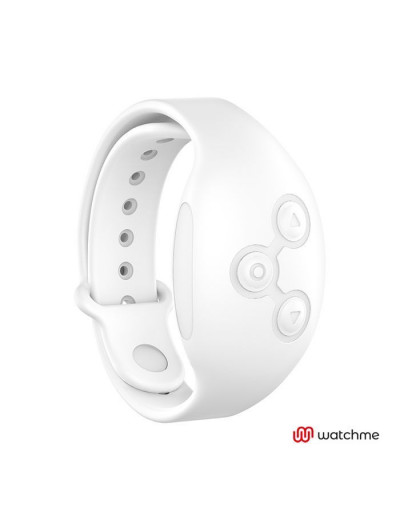Голубой вибратор для пар с белым пультом-часами Weatwatch Dual Pleasure Vibe