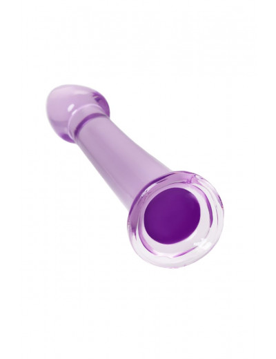Фиолетовый фаллоимитатор Jelly Dildo M - 18 см.