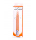Телесный вибратор Long John Realistic Thrusting Vibrator с функцией толкания - 20 см.