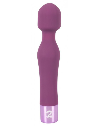 Фиолетовый жезловый вибратор Wand Vibe - 18,4 см.