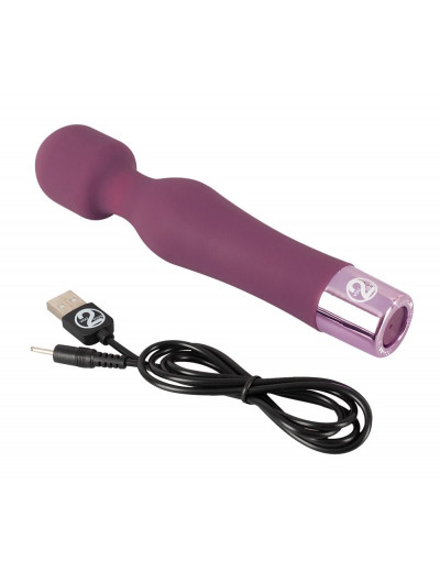 Фиолетовый жезловый вибратор Wand Vibe - 18,4 см.