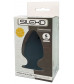 Черная анальная втулка Premium Silicone Plug S - 9 см.