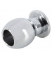 Алюминиевая анальная пробка с тоннелем Lust Tunnel Plug - 6,5 см.
