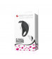Чёрное эрекционное кольцо с вибрацией Rabbit Vibrator