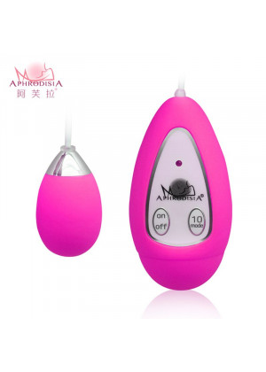 Розовое виброяичко Xtreme 10F Egg