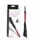 Аккуратная плетка с красной рукоятью Passionate Flogger - 39 см.