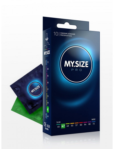 Презервативы MY.SIZE размер 47 - 10 шт.