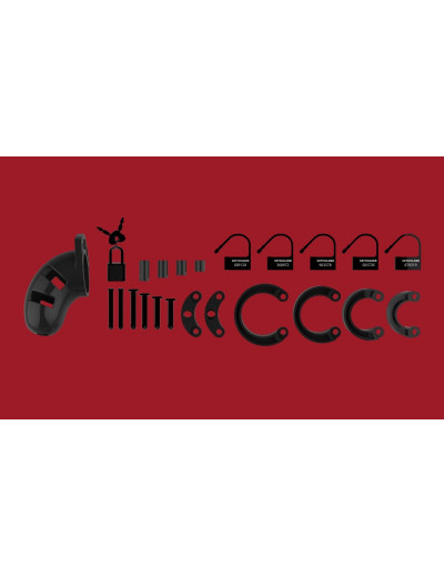 Черный мужской пояс верности Model 01 Chastity