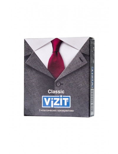 Классические презервативы VIZIT Classic - 3 шт.