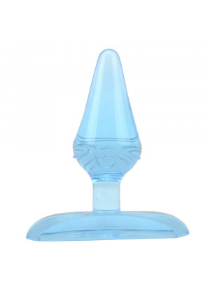 Голубая анальная пробка Gum Drops Plug - 6,6 см.