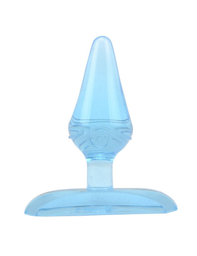 Голубая анальная пробка Gum Drops Plug - 6,6 см.