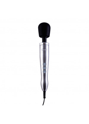 Серебристый вибратор Doxy Die Cast Wand Massager - 34 см.