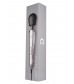 Серебристый вибратор Doxy Die Cast Wand Massager - 34 см.