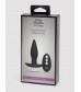 Черная вибровтулка Relentless Vibrations Remote Control Butt Plug - 11,4 см.