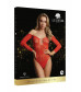 Изящное боди Wonder Rhinestone Bodysuit с длинным рукавом