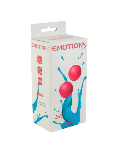 ярко-розовые вагинальные шарики без сцепки Emotions Lexy Large