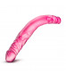 Розовый двусторонний фаллоимитатор 14 Double Dildo - 35,5 см.