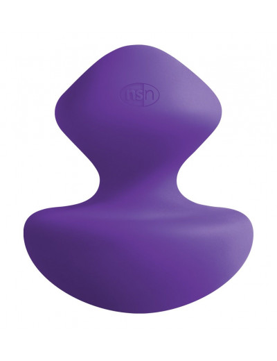 Фиолетовый универсальный вибромассажер Luxe Syren Massager