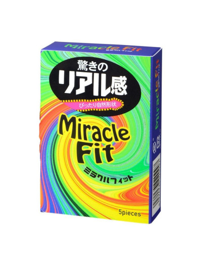 Презервативы Sagami Miracle Fit - 5 шт.