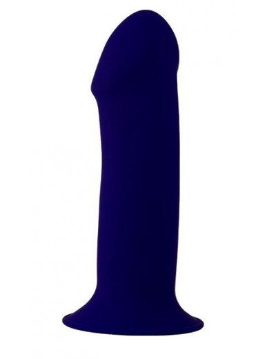 Синий фаллоимитатор-реалистик PREMIUM THICK DILDO 7INCH - 18 см.