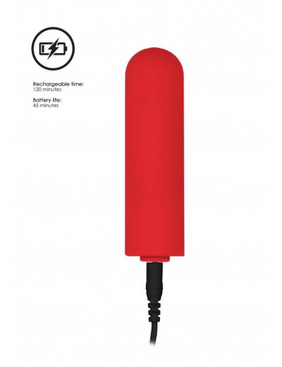 Красный анальный вибронабор USB-Rechargeable Anal Set