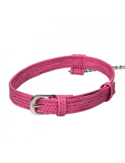 Розовый ошейник с поводком Tickle Me Pink Collar With Leash