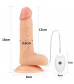 Женский страпон с вибрацией Vibrating Easy Strapon Set 7.0 - 18 см.