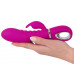 Лиловый вибратор-кролик Super Soft Silicone Rabbit Vibrator - 20,2 см.