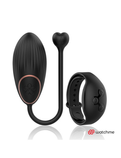 Черное виброяйцо с пультом-часами Anne s Desire Vibro Egg Wireless Watchme