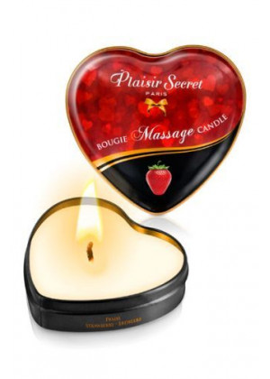 Массажная свеча с ароматом клубники Bougie Massage Candle - 35 мл.