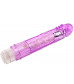 Фиолетовый вибратор Glitters Boy - 26,5 см.