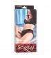 Красно-черные страпон-трусики Pegging Panty Set - размер L-XL