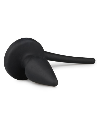 Черная пробка с хвостом собаки Dog Tail Plug S