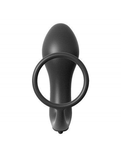 Анальная пробка с вибрацией с эрекционным кольцом Ass-Gasm Cockring Vibrating Plug