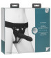 Черный полый страпон с креплением Body Extensions BE Strong - 19,05 см.