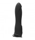 Черный полый страпон с креплением Body Extensions BE Strong - 19,05 см.