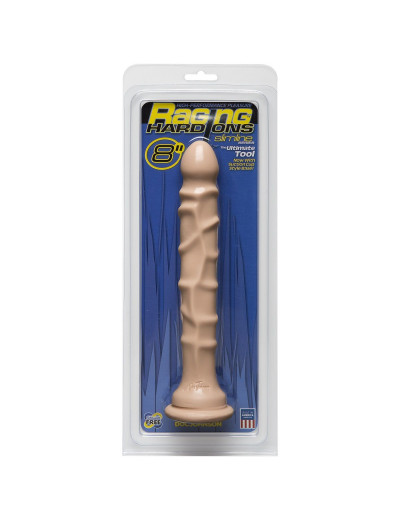 Анальный фаллос Raging Hard-Ons Slimline with Suction Cup 8  Dong - 20 см.