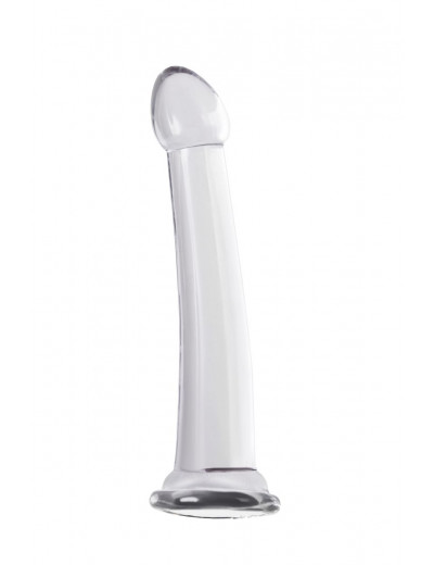 Прозрачный нереалистичный фаллоимитатор Jelly Dildo XL - 22 см.