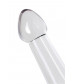 Прозрачный нереалистичный фаллоимитатор Jelly Dildo XL - 22 см.