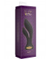 Черный вибромассажёр Aura Double Stimulator - 14,5 см.