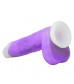Фиолетовый вибратор-реалистик Encore 8 Inch Vibrating Dildo - 21,6 см.