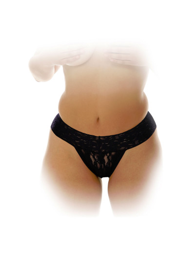 Трусики с  вибропулей Plus Size Black