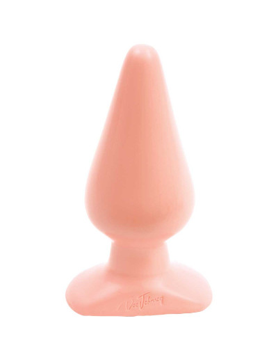 Анальная пробка телесного цвета Butt Plugs Smooth Classic Large - 14 см.