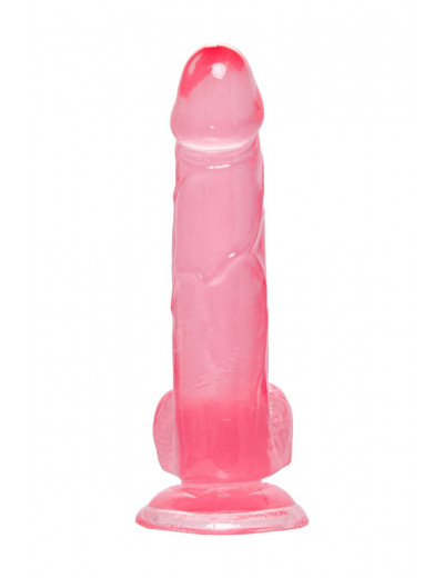 Розовый реалистичный фаллоимитатор Sundo - 20 см.