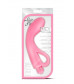 Розовый изогнутый стимулятор LUXE FREYA PINK - 17,7 см.
