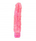 Розовый водонепроницаемый реалистик H2O MEGA MAN WATERPROOF VIBRATOR - 19 см.