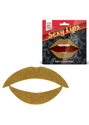 Lip Tattoo Золотой блеск
